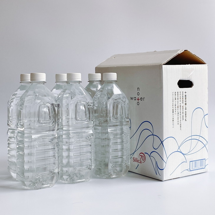 【定期便】のと里山水[noto water］/2L ペットボトル6本×全3回