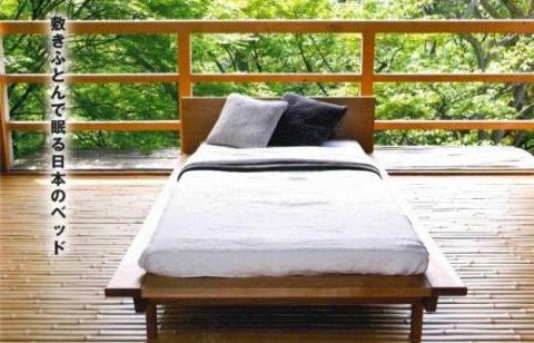 小松イ草の畳寝床シングル（かえで無垢材）4本脚ベッド 木製 家具