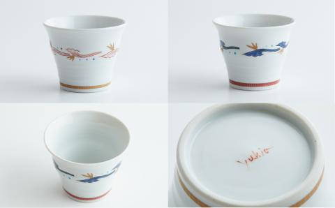 九谷焼「ペアーカップ」打田幸生