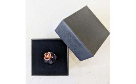 九谷焼×布花アクセサリー九谷花（KUTANIKA）ピンブローチ 石川県 小松市 北陸