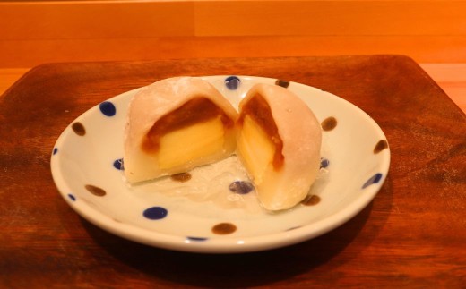 こまつプリン大福（冷凍）8個入 【ポムポムプリン コラボパッケージ！】 石川県 小松市　【河田ふたば】