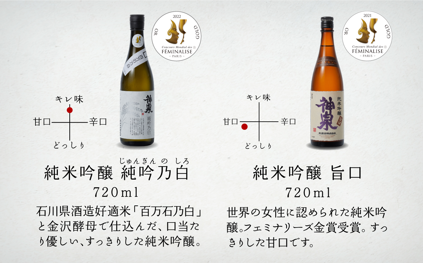 神泉 純米吟醸6本セット  日本酒 お酒 石川県 小松市 北陸