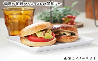 人気ベーグル4種5個詰め合わせセット プレーン チョコレート くるみと全粒粉 クランベリー Bikke