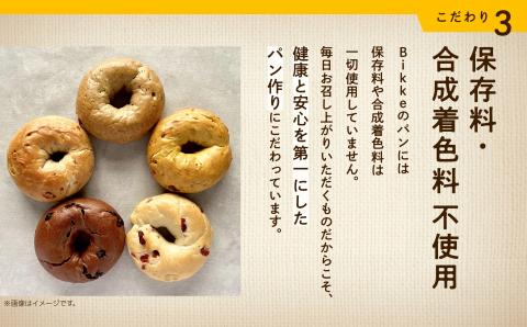 ベーグル ナチュラルプレーンベーグル　10個セット Bikke