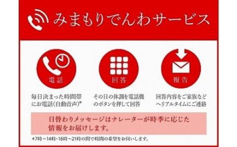 【小松市内】郵便局のみまもりサービス「みまもりでんわサービス」（携帯電話、3カ月間）