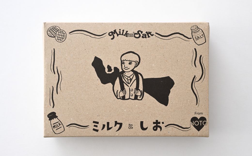 ミルクとしお（2箱入り）　能登復興応援 高校生がつくった！石川県を代表するお土産【SOI株式会社】