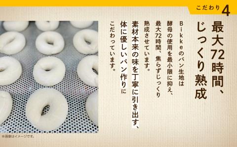 ベーグル ナチュラルプレーンベーグル　10個セット Bikke