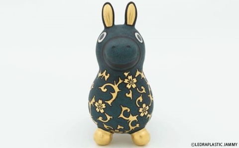 【RODY×九谷焼】九谷焼ロディ「青粒盛金桜花唐草文」仲田錦玉