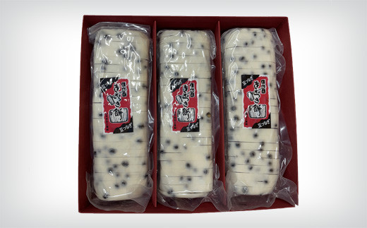 ふるさとの味覚 真空斗棒餅詰合せ（豆つなぎ　1kg × 3本） 石川県 小松市 北陸