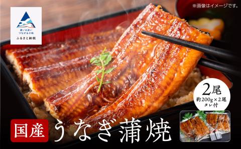 【真空パック】国産うなぎ蒲焼２尾 鰻 かば焼き