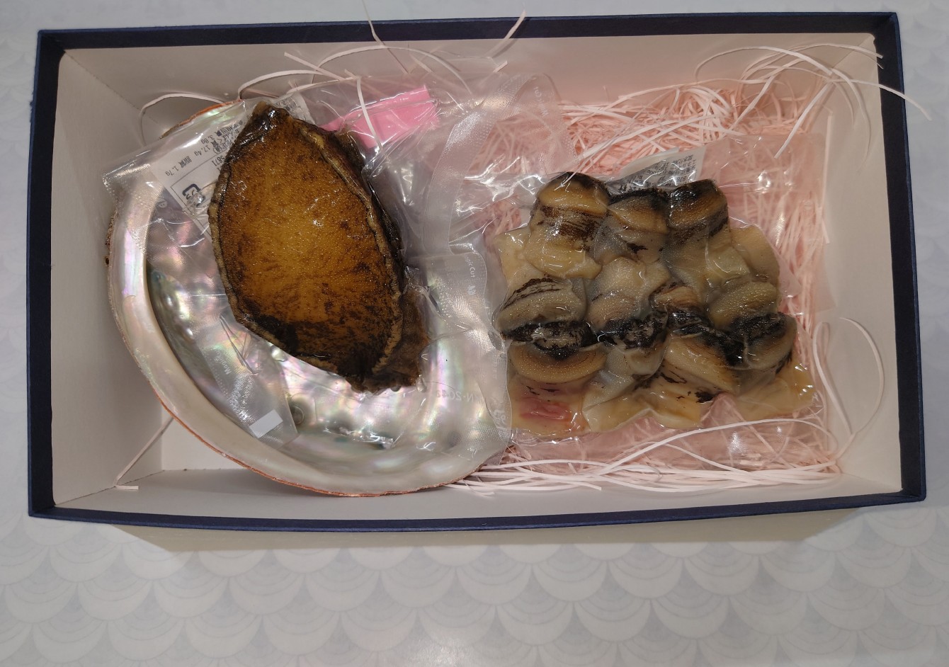 蒸しあわび・アカニシ貝の酒蒸しセット wa019-004