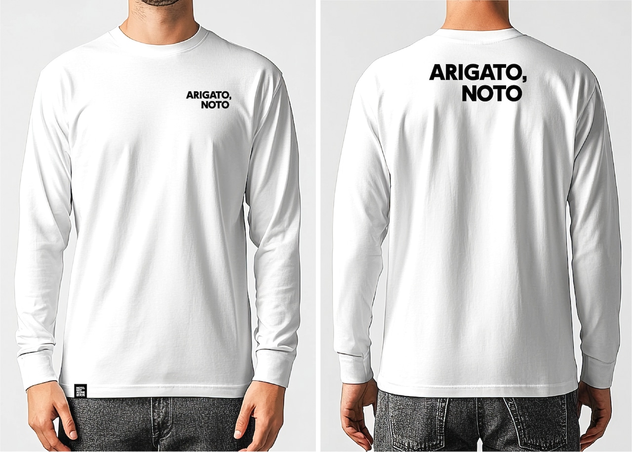 GIFT「ARIGATO」ロンTセット白 XL wa116-018 白 XL