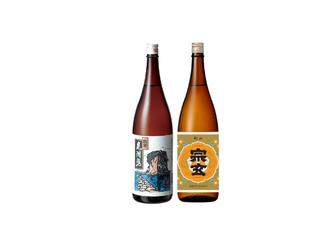 宗玄 地元の晩酌酒飲み比べセット（剣山・見附島）各1800ml×1本