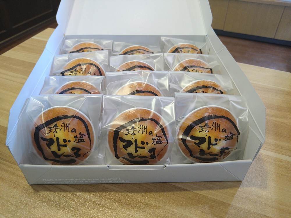 珠洲の塩マドレーヌ12個入