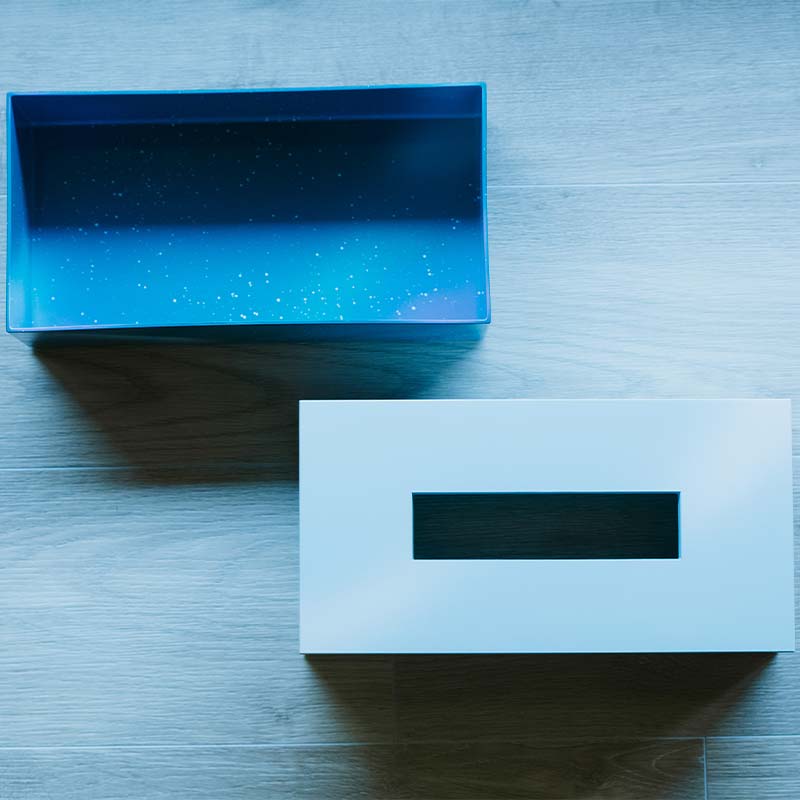 iroikoi いろいこい ティッシュボックス 雪景色 ティッシュケース ティッシュ ボックス 雑貨 ABS樹脂 日本製 F6P-1325