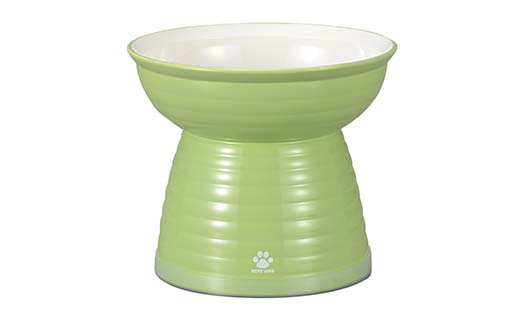 みやわん 脚付きフードボウル ４７０ ＧＲ(グリーン) ペット 犬 猫 いぬ ねこ フードボウル 食器 脚付き F6P-2489