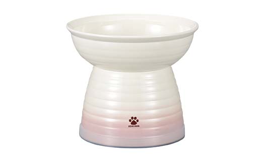 みやわん 脚付きフードボウル ４７０ 淡桃色 ペット 犬 猫 いぬ ねこ フードボウル 食器 脚付き F6P-2492