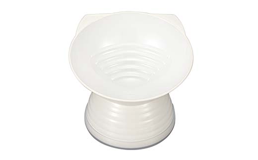 みやわん ねこ脚付きフードボウル WH(ホワイト) ペット 犬 猫 いぬ ねこ フードボウル 食器 脚付き F6P-2494