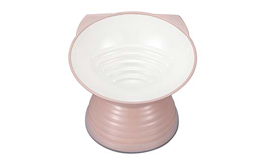 みやわん ねこ脚付きフードボウル ＰＫ(ピンク) ペット 犬 猫 いぬ ねこ フードボウル 食器 脚付き F6P-2495