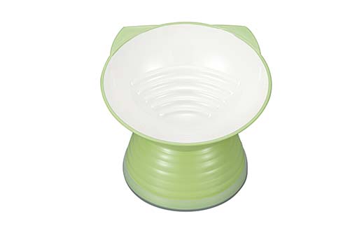 みやわん ねこ脚付きフードボウル ＧＲ(グリーン) ペット 犬 猫 いぬ ねこ フードボウル 食器 脚付き F6P-2497