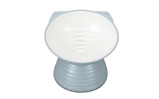 みやわん ねこ脚付きフードボウル ＢＬ(ブルー) ペット 犬 猫 いぬ ねこ フードボウル 食器 脚付き F6P-2498