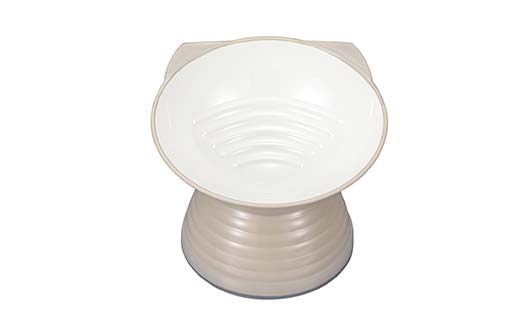 みやわん ねこ脚付きフードボウル ＢＥ(ベージュ) ペット 犬 猫 いぬ ねこ フードボウル 食器 脚付き F6P-2499