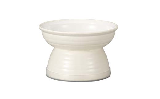 みやわん 脚付きフードボウル １７５ WH(ホワイト) ペット 犬 猫 いぬ ねこ フードボウル 食器 脚付き F6P-2502