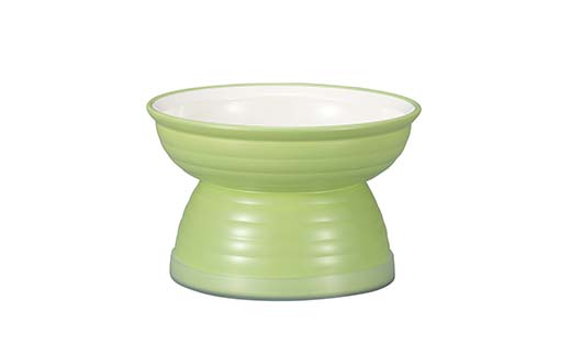みやわん 脚付きフードボウル １７５ ＧＲ(グリーン) ペット 犬 猫 いぬ ねこ フードボウル 食器 脚付き F6P-2505