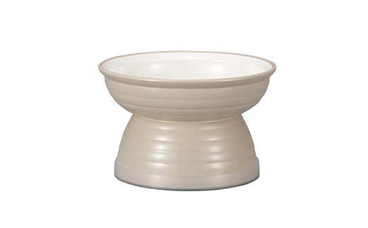 みやわん 脚付きフードボウル １７５ ＢＥ(ベージュ) ペット 犬 猫 いぬ ねこ フードボウル 食器 脚付き F6P-2507