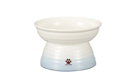 みやわん 脚付きフードボウル １７５ 淡青色 ペット 犬 猫 いぬ ねこ フードボウル 食器 脚付き F6P-2509