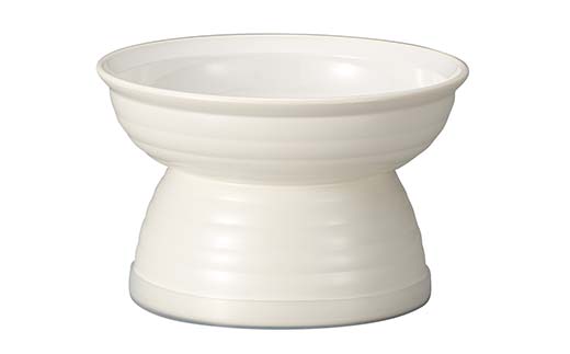 みやわん 脚付きフードボウル ２３５ WH(ホワイト) ペット 犬 猫 いぬ ねこ フードボウル 食器 脚付き F6P-2510