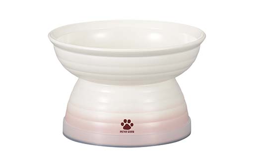 みやわん 脚付きフードボウル ２３５ 淡桃色 ペット 犬 猫 いぬ ねこ フードボウル 食器 脚付き F6P-2516