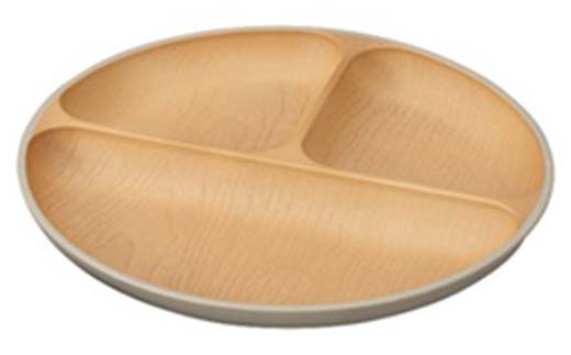 earth color 抗菌丸ランチプレート2P プレート ワンプレートランチ 仕切りプレート 樹脂製 テーブルウェア 日本製 F6P-2559