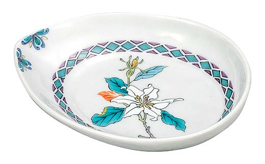 九谷焼 皿揃 草花絵変り 5枚組 食器 お皿 日本製 ギフト プレゼント F6P-2847