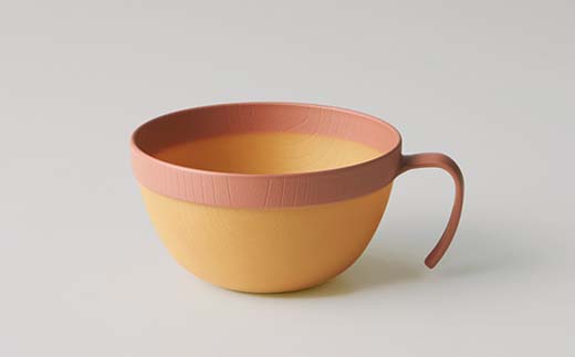 MUSUBI塗り分け ペア食器セット ピンク・ホワイト 山中漆器 山中塗 軽量 レンジ対応 食洗機対応 木目 ナチュラル 自然 おしゃれ ギフト F6P-2183