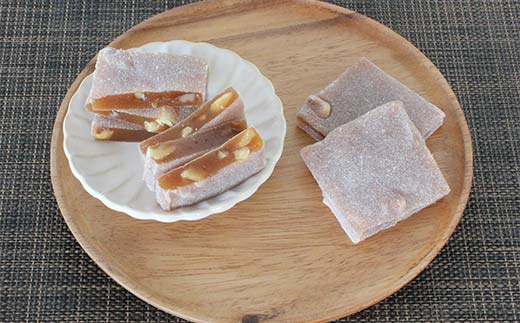 北陸銘菓 ひゃくまんさんくるみゆべし 10個入り袋タイプ 2袋 金沢 金箔 ひゃくまんさん 羽二重餅 菓子 和菓子 お茶菓子 お茶請け  F6P-3060