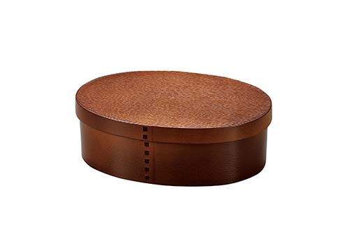 電子レンジ・食洗機対応 曲げわっぱ弁当セット（ライトブラウン） 箸箱 抗菌巾着 贈り物 ギフト 伝統工芸 工芸品 おしゃれ 山中塗 石川 加賀 F6P-2917