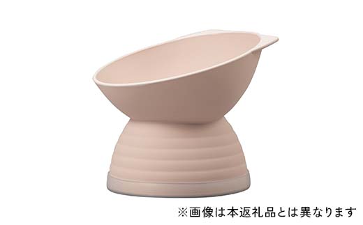 みやわん ねこ脚付きフードボウル 淡桃色 ペット 犬 猫 いぬ ねこ フードボウル 食器 脚付き F6P-2500