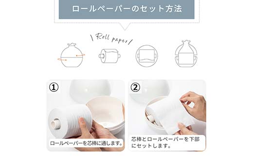 ペーパーポット（ティッシュケース）シュガーホワイト ギフト プレゼント ティッシュ トイレットペーパー ケース F6P-2609