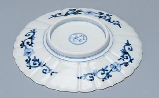 加賀九谷焼〈山本長左〉　5.5号皿　宝珠唐草（2枚組）【高島屋選定品】［60C0283］ F6P-1567