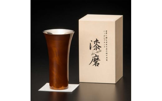 山中塗 漆磨漆流し シングルカップL 赤ビャクダン 1客 380ml 漆磨カップ コップ カップ タンブラー 贈答 贈り物 父の日 母の日 敬老の日 記念日 贈り物 ギフト 伝統工芸 工芸品 国産 日本製 F6P-2058