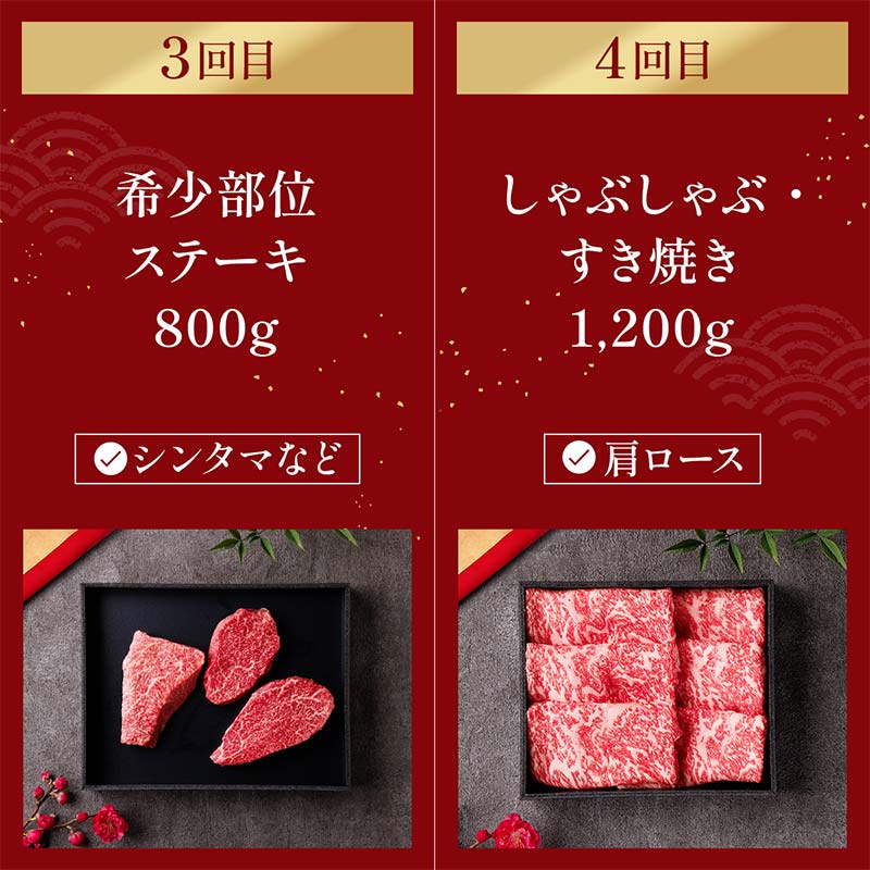【和牛セレブ】【2026年1月以降発送】能登牛 定期便「ファーストクラス」全6回 牛肉 最高級 定期便 黒毛和牛 能登牛 和牛セレブ F6P-2162