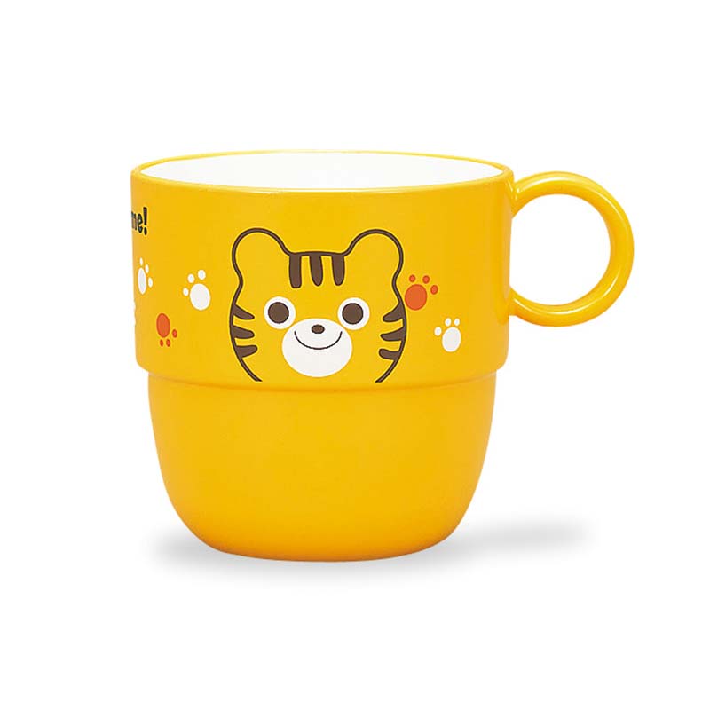 子供食器 ハグミー 6点セット トラ 食器 セット お茶碗 汁碗 小丼 コップ スナックプレート スナック小鉢 家庭用電子レンジ対応 食器洗い乾燥機対応 皿 お祝い 出産祝い 誕生日 贈り物 ギフト 日本製 F6P-0463