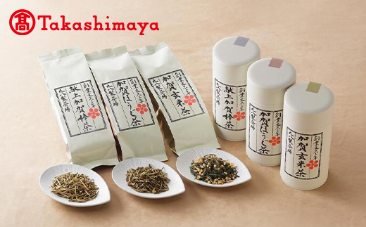 丸八製茶場 加賀棒茶 お茶セットＣ【高島屋選定品】［60C0364］ F6P-0026: 加賀市ANAのふるさと納税