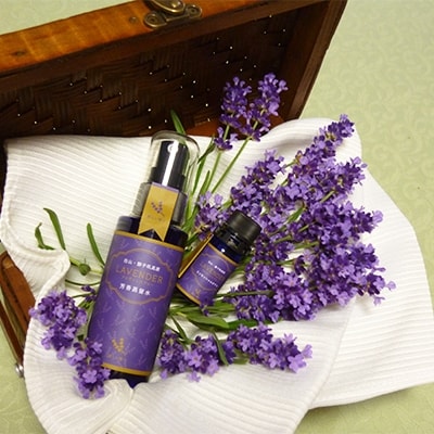 白山麓産ラベンダーの精油と芳香蒸留水【配送不可地域：離島・沖縄県】