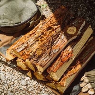 【キャンプ用薪】くまはぎの薪 3kg × 1箱