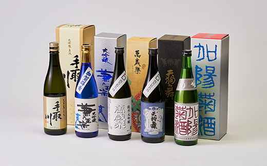 【白山の地酒】五蔵【高砂・萬歳楽・菊姫・手取川・天狗舞】吟醸・大吟醸セット
