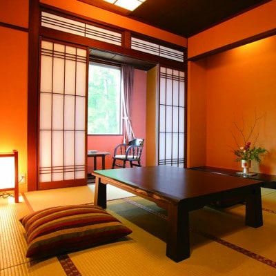 おひとりさま歓迎!平日1名宿泊券自然派な料理旅館一里野高原ホテルろあん1泊2食いろり炭火膳基本プラン