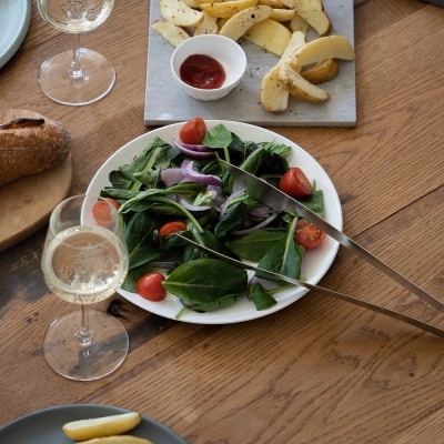 NIKKOの23cmプレート5枚セット「柳宗理」《ニッコー食器》(1890Y-0123-5)