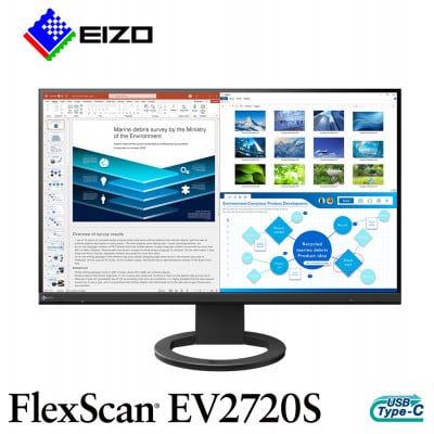 EIZO USB Type-C搭載27型液晶モニター FlexScan EV2720S ブラック